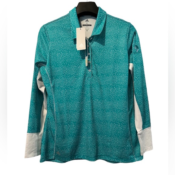 Adidas Top Golf Shirt climacool Size XL - Picture 3 of 6